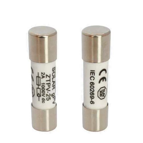 WTAIS 5 Pieces DC Fuse Link 2-30A 1000V DC Fusible 10x38mm gPV Solar PV Fuse for System Protection BX0234 (Size : 1A)