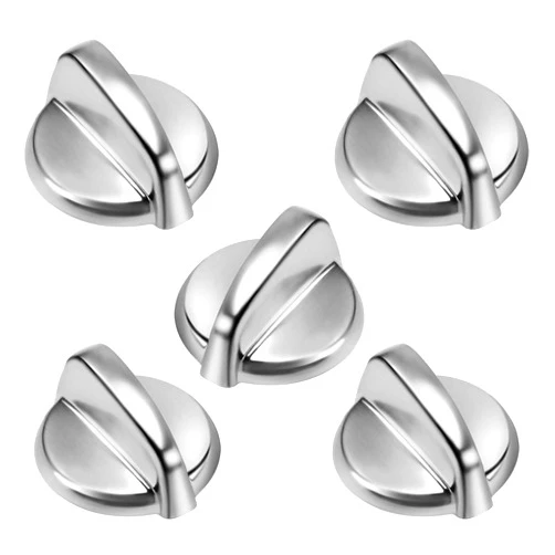 KitFit 5 Pack WB03T10284 Burner Control Knobs Compatible with GE Range/Stove/Oven Replaces 1373043 AP4346312 AH2321076 EAP2321076