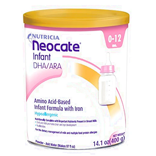 Neocate Infant With DHA/ARA, 14.1 Ounce / 400 Gram (4 cans)