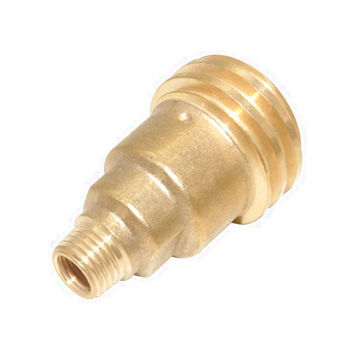 Hooshing QCC1 Nut Propane Gas Fitting Adapter with 1/4 Inch Male Pipe Thread Propane Hose Adapters Quick Connect Fitting