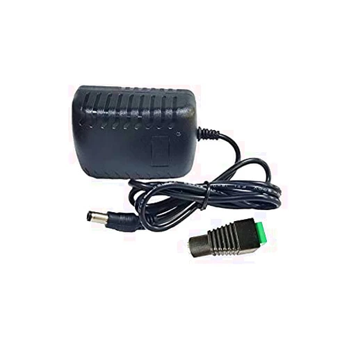 NC AC to DC Adapter 5V 3A Power Supply with 5, 5mm x 2, 1mm Plug Connector for Strip Light, Wireless Router, Security System , Switches, CCTV Cameras, Black, 8CM*5CM*3.3CM
