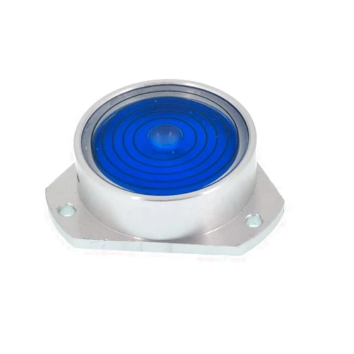 Generic XMLEI Triangle plate high precision universal level bubble small household level leveler level with mounting hole bubble (blue)