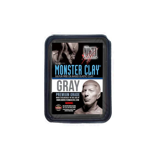 The Monster Makers Monster Clay Premium Grade Modeling Clay (Gray -Medium - 4.5lb)