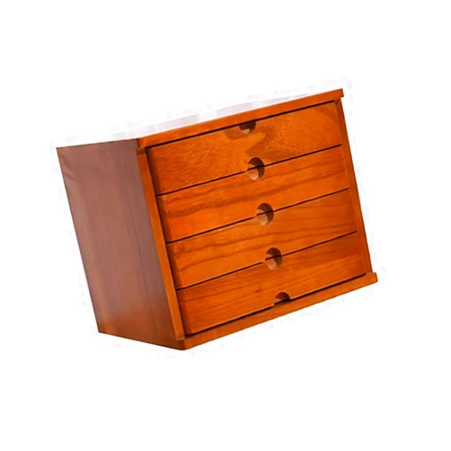 JKSVTF Desktop Storage Box with Drawers - Desktop File Cabinet Organizers, Desktop File Cabinet, Multilayer Desktop Organizer Storage Box, for Monitor Stand/Printer Platform Tong