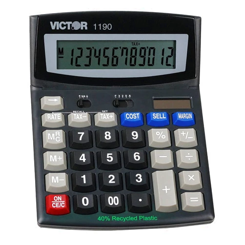 CAI - VICTOR Victor Finance Portable Calculator, LCD, 12 Digit