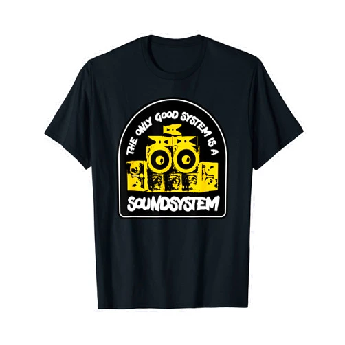 Rasta University The Only Good System is a Sound System Reggae T-Shirt