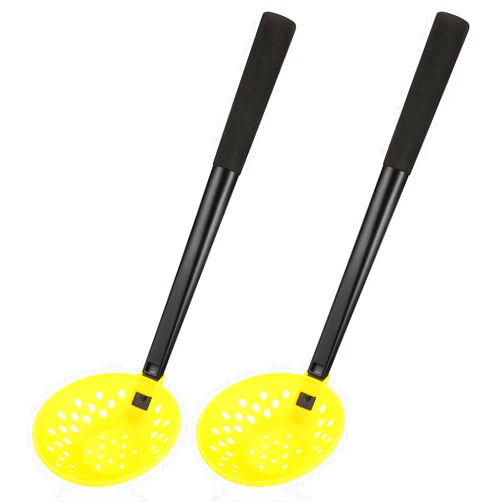Baderke 2 Pcs Ice Fishing Skimmer Scoop for Winter Plastic Ice Fishing Scooper Long Ice Fishing Ladle for Scooping Out Ice Winter Fishing Gear Accessories