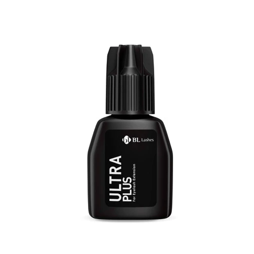 BL BL BL Lashes (Blink) Ultra Plus Extra Strong Eyelash Extension Glue | 2-3 Sec Drying | 7 Weeks Great Retention | Black Adhesive | Long Lasting | Professional Supplies (10g)