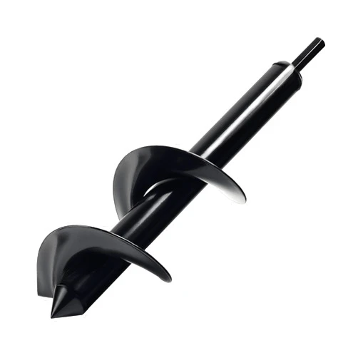 Genubi Industry Auger Drill Bit for Planting 3 x 12 Inch, Garden Auger Spiral Drill Bit Bulb Planter Tool Drill Auger for Planting Bulb, Bedding Plant, Post or Umbrella Hole Digger for 3/8