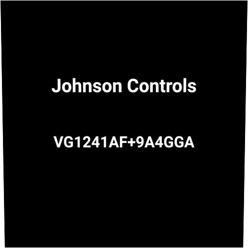 Johnson Controls Model VG1241AF Two-Way Plated Brass Trim NPT End Connections Ball Valve with Model VA9104-GGA-2S Non-Spring-Return Electric Actuator