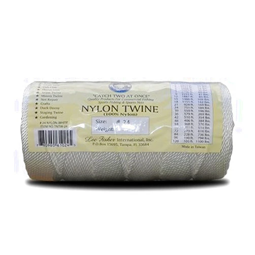 Joy Fish Mason line 100% Nylon Twisted Heavy Duty White Twine 1800 ft 1 lb Spool in Size #12