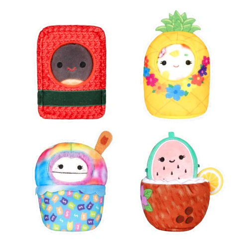 Squishmallows Original Micromallows Plush “Island Snack Machine” Deluxe Accessory Set