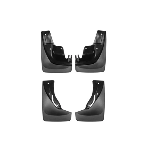 WeatherTech Custom No Drill Splash Guard MudFlaps for Jeep Grand Cherokee, Grand Cherokee - Front & Rear Set (110058-120058), Black