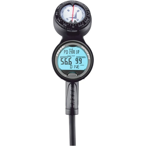 Cressi Scuba Diving Computer Console - Pressure Gauge, Compass - Console Donatello 3: Made in Italy