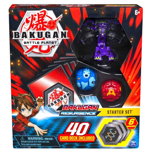 Bakugan, Battle Brawlers Starter Set with Transforming Creatures, Darkus Hydranoid, for Ages 6 & Up