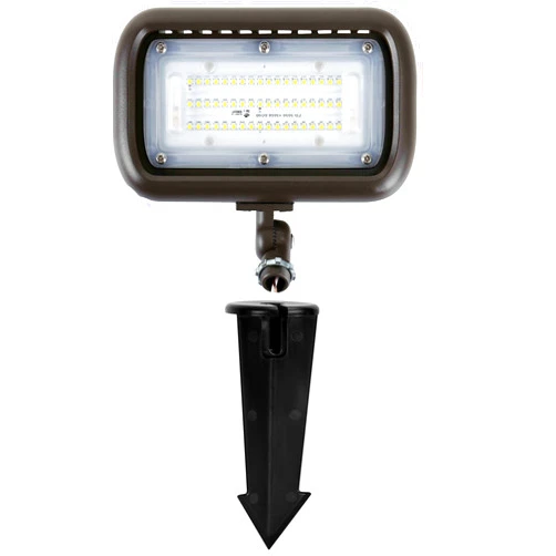 GKOLED 45W 5000K Flood Light with Solid Ground Post