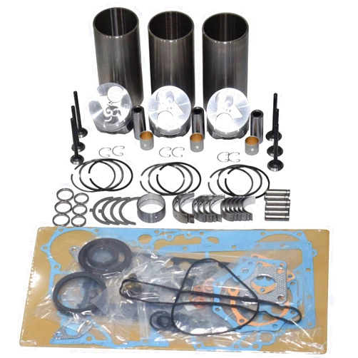 WSbaodan Complete D722 Overhaul Rebuild Kit Compatible with Kubota Engine K008 Excavator Liner&piston&ring&Valves&Bushing&Full Gasket Kit