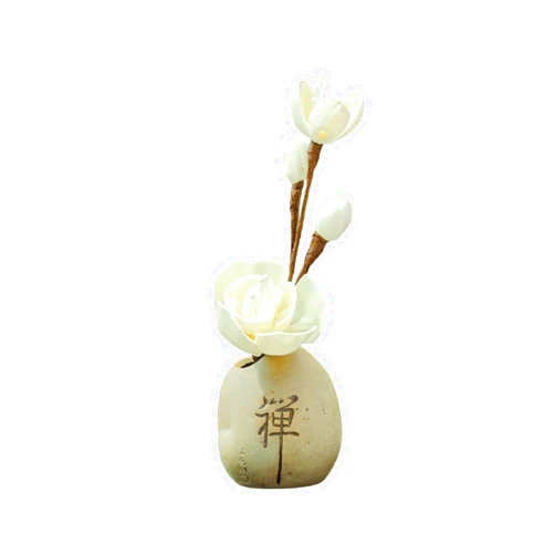 DnYu Zen Little Monk Living Room Resin Decoration TV Cabinet Home Office Good Items Tea Table Decorative Gifts(Plum blossom)