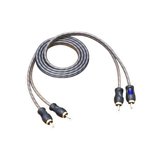 RECOIL RCI23 100% Oxygen Free Copper 3ft 2-Channel RCA Audio Cable, Twisted Pair with Noise Reduction
