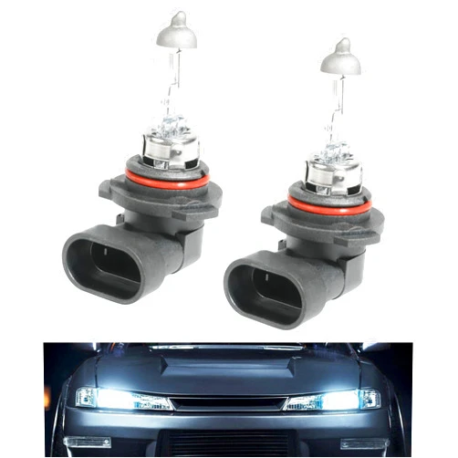 Bylikeho 2 PCS Low Beam Headlight Bulb,Head Light for Car,Ultra Automotive Lighting Halogen Headlight Bulb,Car Accessories Low/High Beam Fog Light Replacement for Cars (White-9006)