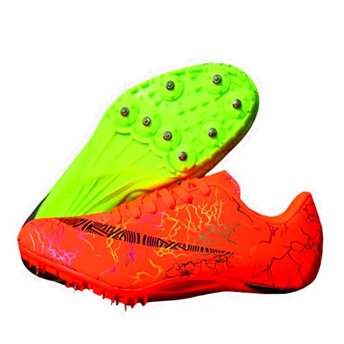 KAEAEILSS Track and Field Shoes Spikes for Men and Women Long-Distance Running Sports Shoes Sports Sprint Track and Field Competition Spikes for Boys and Girls