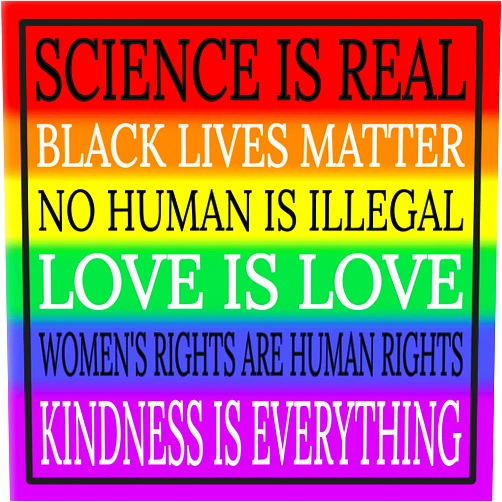 Salt Water Johnny's Kindness Is Everything Rainbow Sticker - Gay Pride Human Rights Premium Vinyl Decal 3 X 3