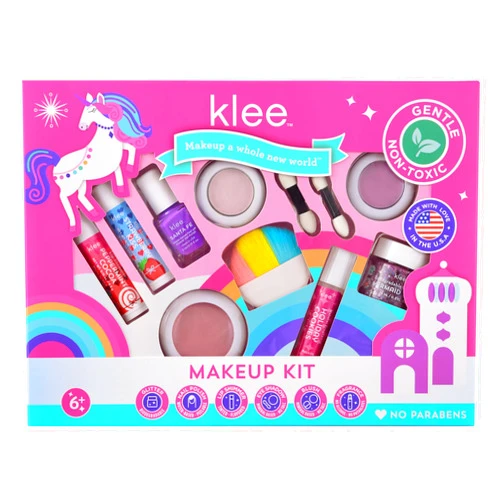 LunaStar Luna Star Klee Holiday Deluxe Makeup Kit. Non-Toxic and Kid-Friendly. Made in USA. (Sparkle Garden)