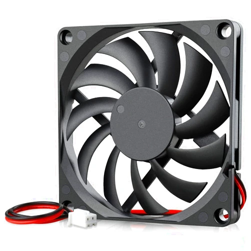 GDSTIME Radiator 80mm x 80mm x 10mm 12V Brushless DC Cooling Fan