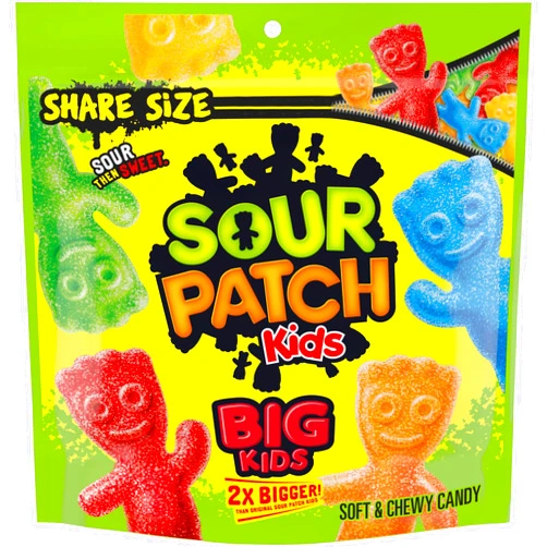 SOUR PATCH KIDS Big Kids Soft & Chewy Candy, Share Size, 12 oz