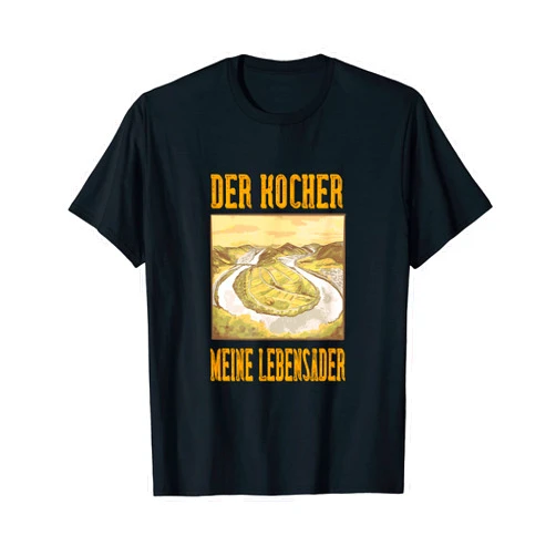 Flüsse zum Wandern Baden Rudern Kajak Kanu fahren Lebensader River Cooker Swabian Alb Aalen Heilbronn T-Shirt