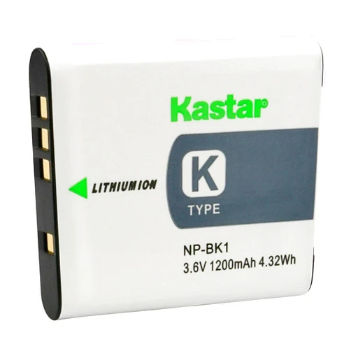 Kastar 1-Pack Battery Replacement for Sony NP-BK1 NP-FK1 Battery, Sony K Type Battery, Sony BC-CSK Charger, Sony Cyber-Shot DSC-W180, Cyber-Shot DSC-W190, Cyber-Shot DSC-W370 Camera