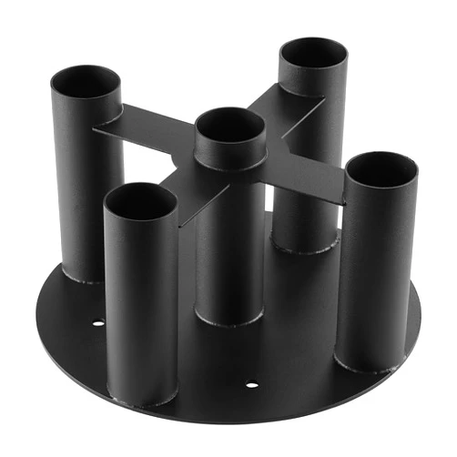 Wishtofly Barbell Holder Storage Rack, Heavy Duty Vertical Barbell Stand for Home and Commercial Gym, Fit 2-inch Olympic Bars, Curl Bars, Hex Bars, Corner Floor Stand