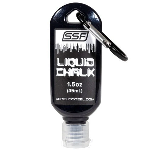 SERIOUS STEEL FITNESS Liquid Chalk/Weightlifting Liquid Chalk (1.5 oz / 45 ml) Powerlifting, Weightlifting, Rock Climbing, Cross Training Chalk