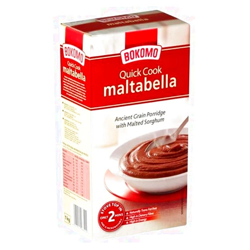 WELKOM USA BOKOMO Maltabella | 1 Pack | 1kg | Porridge | Regular Flavor | + WELKOM Magic Spoon | 2 minute