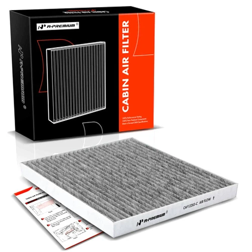 A-Premium Cabin Air Filter with Activated Carbon Compatible with Chrysler Pacifica 2017-2022, Voyager 2020-2022, Grand Caravan 2021-2022, V6 3.6L, Replace# 68308950AB