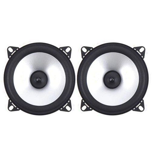 EPathChina 2pcs 4 Inch 60W 2 Way Car Coaxial Vehicle Door Auto Audio Music Stereo Full Range Frequency HiFi Speakers