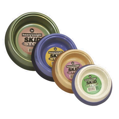 JW Pet Company Heavy Weight Skid Stop Pet Bowl, Jumbo/Large, Colors Vary