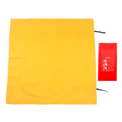 NDNCZDHC Emergency Fire Blanket Fire Suppression Blanket Glass Fiber Silicone Emergency Blanket for Home 550℃ Fireproof Fire Extinguisher, 59x59in