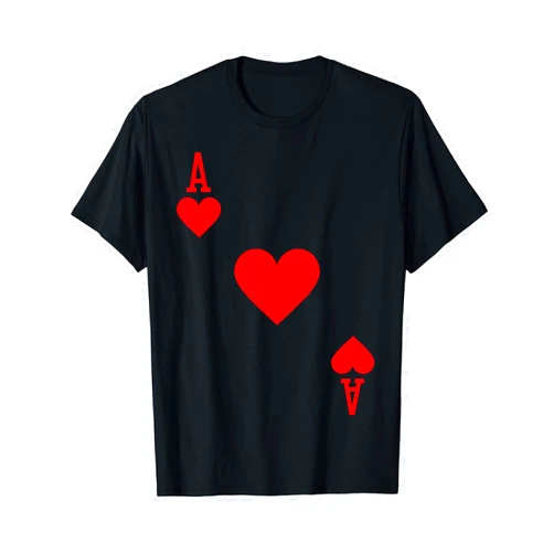 Playing Cards Costumes Ace of Hearts Costume T-Shirt Halloween Deck of Cards
