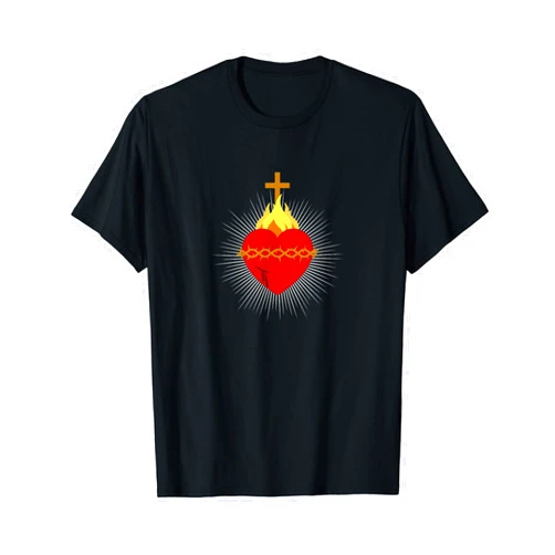 Sacred Heart of Jesus Novena To God's Love Sacred Heart Of Jesus Catholic Devotion Christian T-Shirt