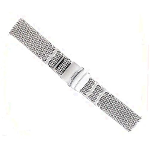 Ewatchparts 22mm Shark Mesh 4mm Thick Stainless Steel Watch Band Compatible with 40mm Panerai H Link #1