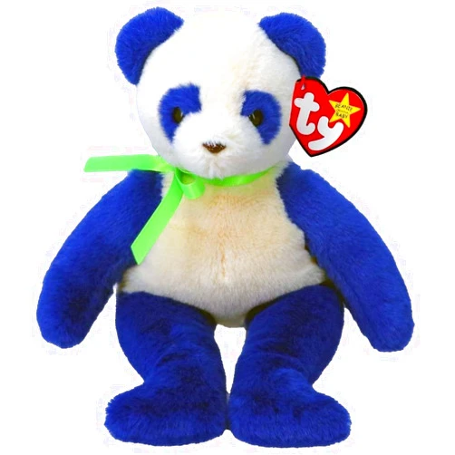 Ty Beanie Babies Domino The Panda