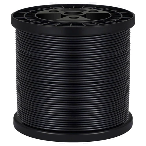 FOLUXING 800Ft Black Vinyl Coated Wire Rope,1/16 Inch Coated to 3/32 Inch,304 Stainless Steel for Globe String Lights Hanging,Outdoor Light Guide Wire,DIY Balustrades