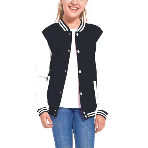 Mowbeat Kids Baseball Jacket Girls Bomber Jackets Boys Varsity Coats Top for Girl Sports Track Outerwear
