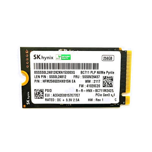 Oemgenuine OEM 256GB M.2 PCI-e NVME Internal Solid State Drive 42mm 2242 Form Factor M Key