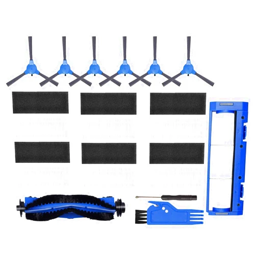 JJ Neumann Replacement Parts Accessories for Amarey Robot Vacuum A800, A900, A980, Robocist 850 Filters and Brushes Replenishment kit