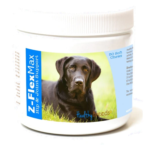 Healthy Breeds Labrador Retriever Z-Flex Max Hip and Joint Soft Chews 50 Count
