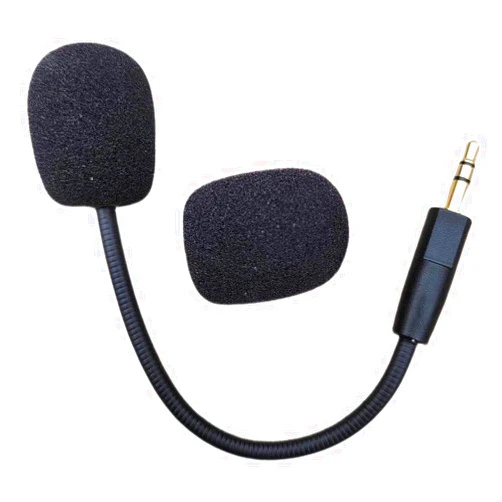 TNE Cloud Orbit S Mic Replacement Detachable Game Microphone Boom for HyperX Cloud Orbit S Wireless Headset for PS4 Pro PS5 Xbox One X Computer PC Gaming Headphones 3.5mm Jack Noise Cancelling