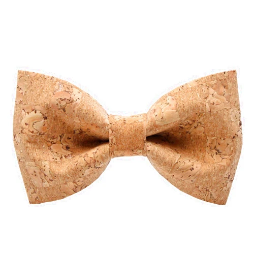 Mumusung Men's Wollow Wooden Bow Tie With Bits Of Wood