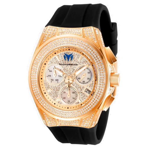 Technomarine TM-118109 Cruise Pave Unisex 45mm Rose Gold Watch